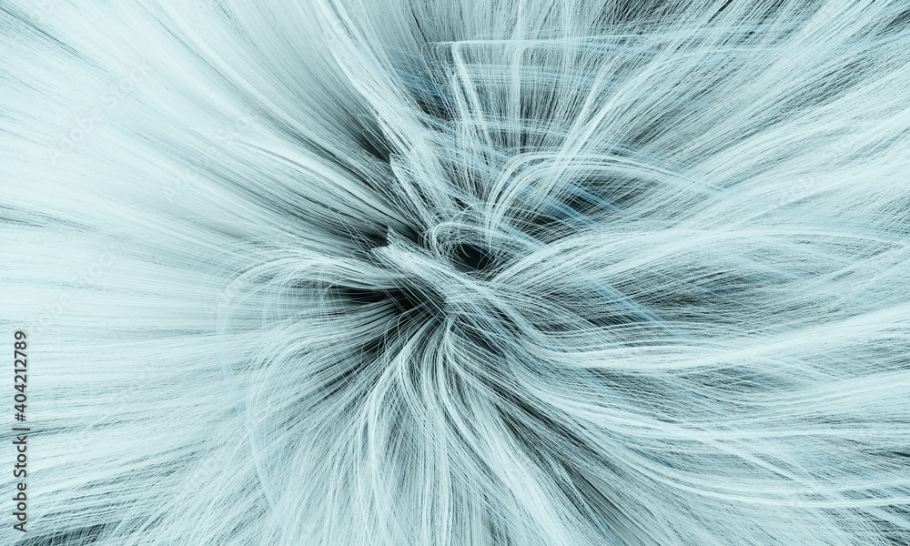 Obraz premium 3D rendered abstract flowing lines