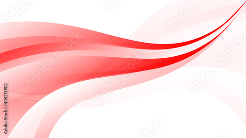 Red and white wave background