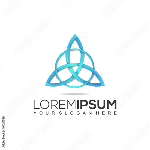Modern Construction Circle Logo Template