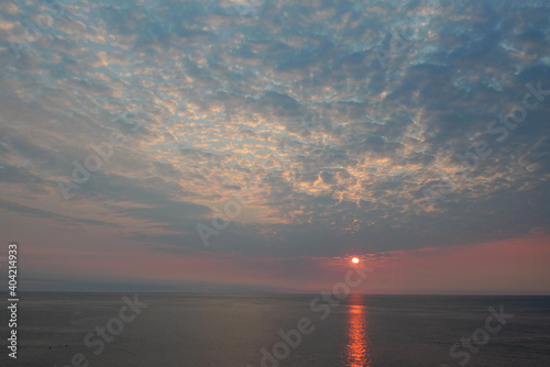 海と夕日