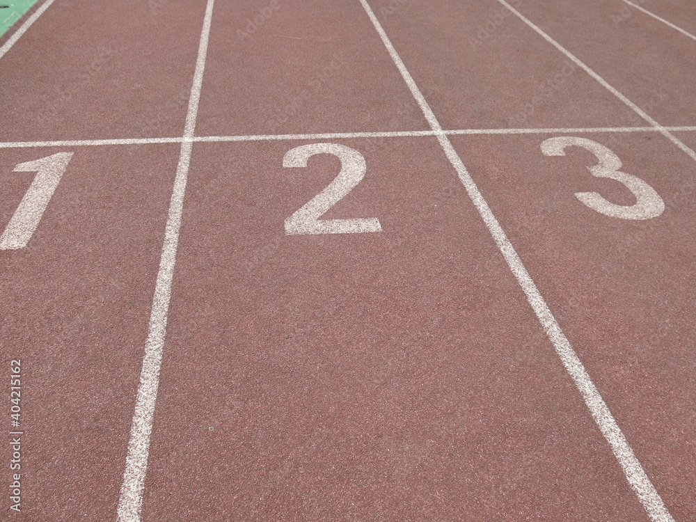 the empty running way design for competition concept the empty running way design for competition concept