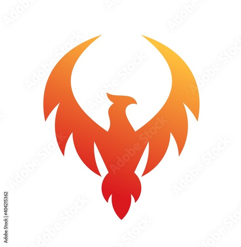phoenix logo icon vector template