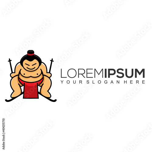 Sumo Japan Logo Design Template