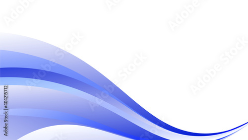 Blue and white wave background