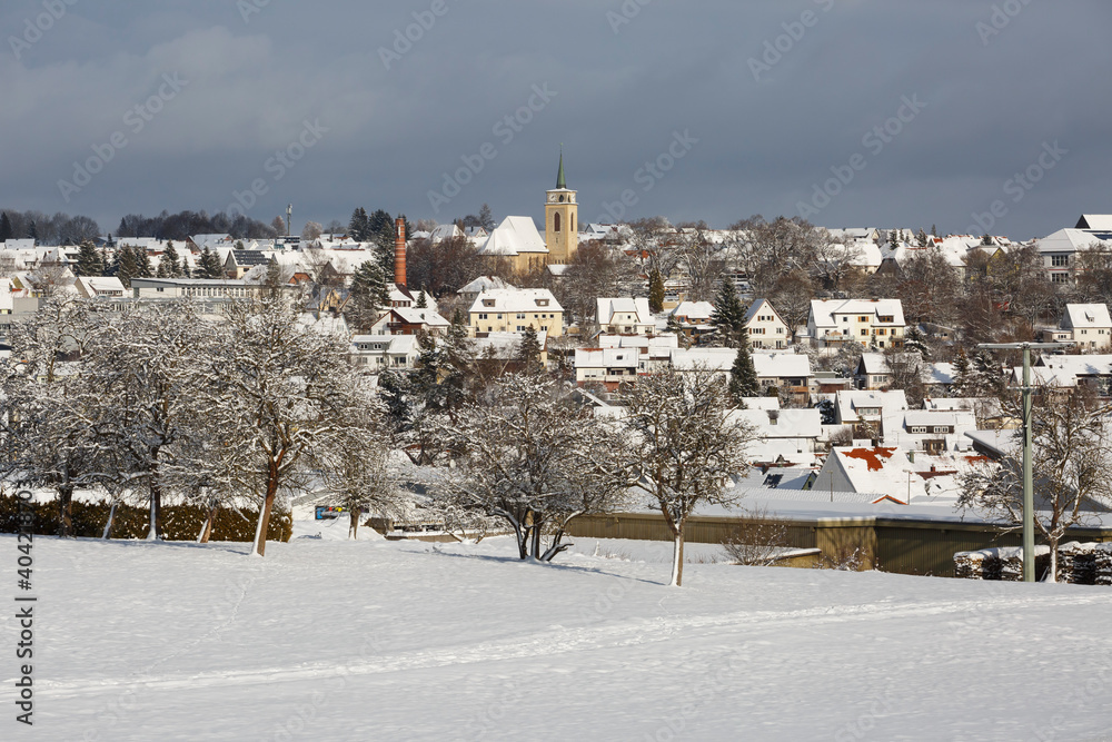Winterlandschaft Gemeinde Bitz im Zollernalbkreis