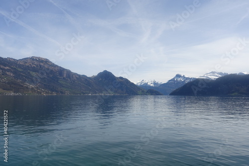 Luzern lake and Swiss Alps landscape view, central Switzerland © 현석 신