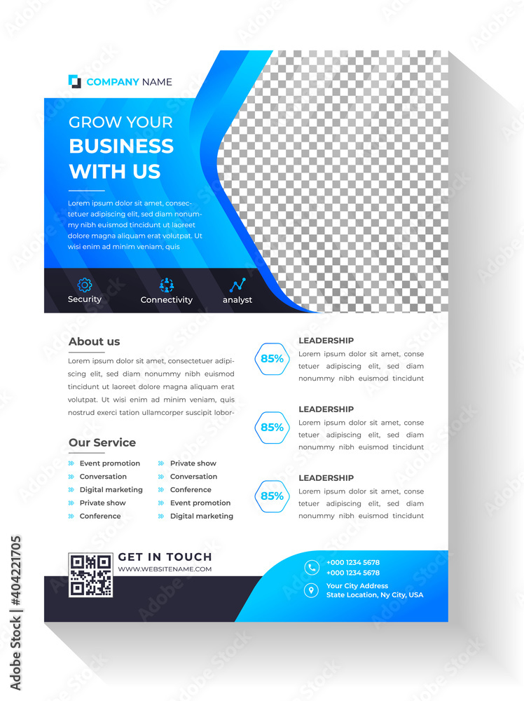 Corporate business flyer poster pamphlet brochure cover template design with blue color. marketing, business proposal, promotion, advertise, publication, cover page. eps 10 vector illustration Corporate business flyer poster pamphlet brochure cover template design with blue color. marketing, business proposal, promotion, advertise, publication, cover page. eps 10 vector illustration
