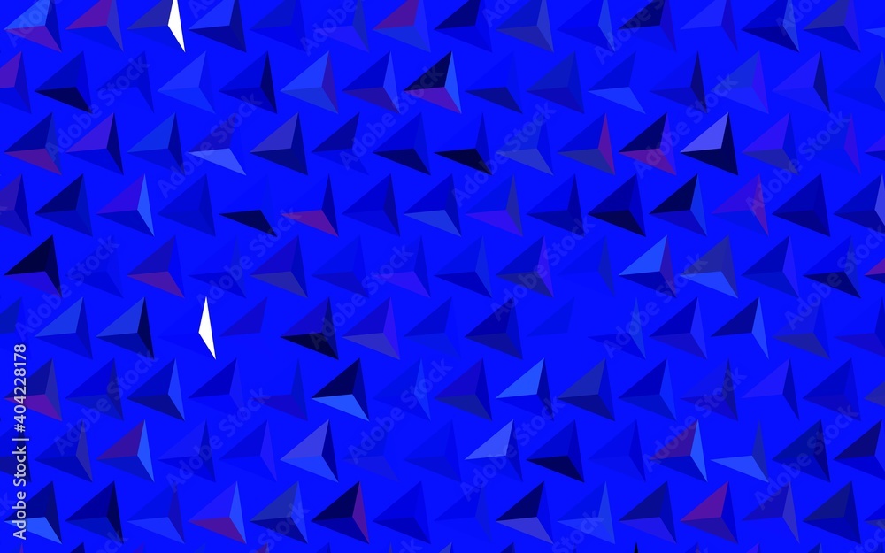 Dark BLUE vector background with triangles. Dark BLUE vector background with triangles.