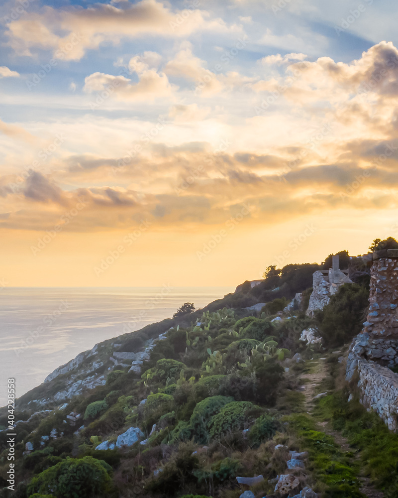 Fototapeta premium sunset over the sea