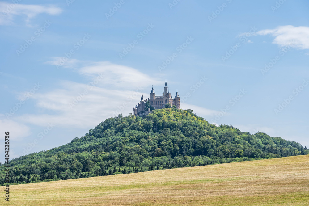 Medival Castle on top of hills near Stuttguart in Germany