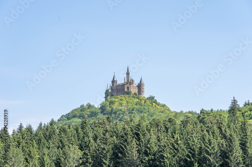 Medival Castle on top of hills near Stuttguart in Germany