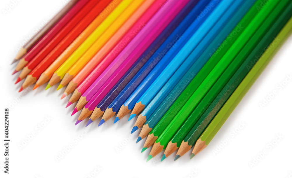 Collection of the colorful pencils Collection of the colorful pencils