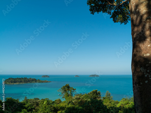 Sea view from Koh Chang island, Thailand