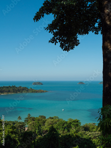 Sea view from Koh Chang island, Thailand