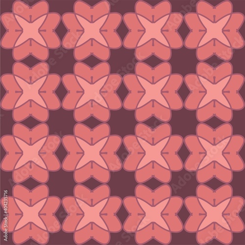 seamless pattern soft brown vintage floral chocolate caramel mocha coffee color mandala background vector illustration culture interior flat design