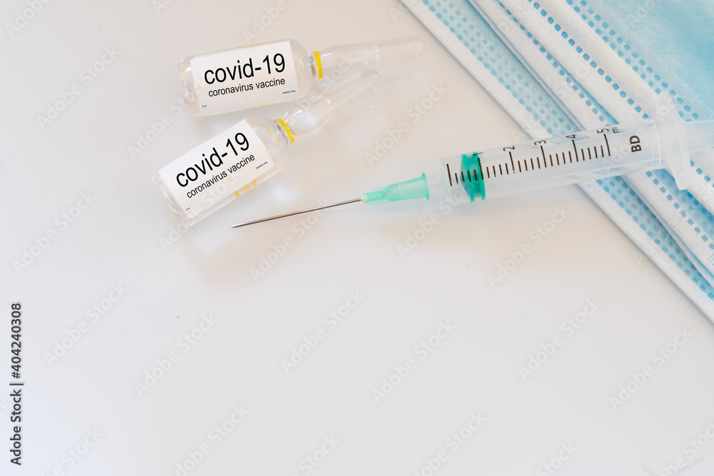 Obraz premium Covide 19 infection vaccine
