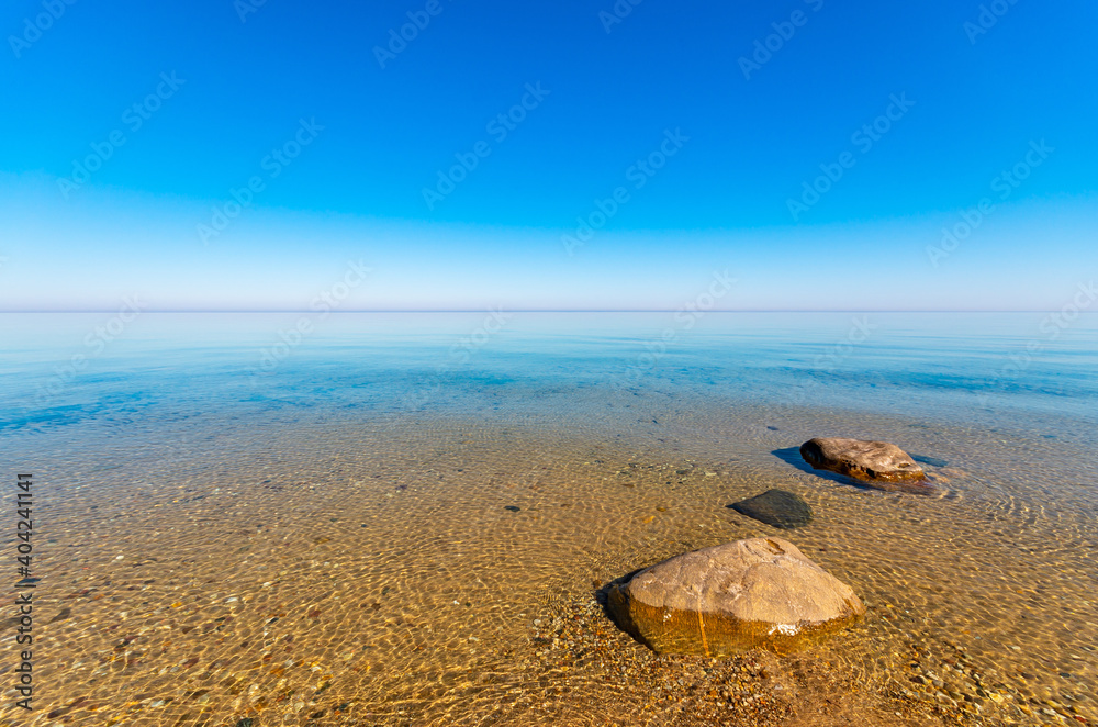 Tableau sur toile Huron Lake