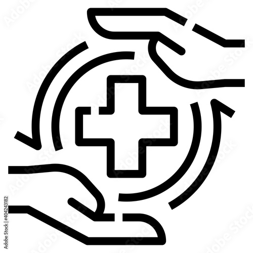 Self protection icon for web element , webpage, application, card, printing, social media, posts etc.