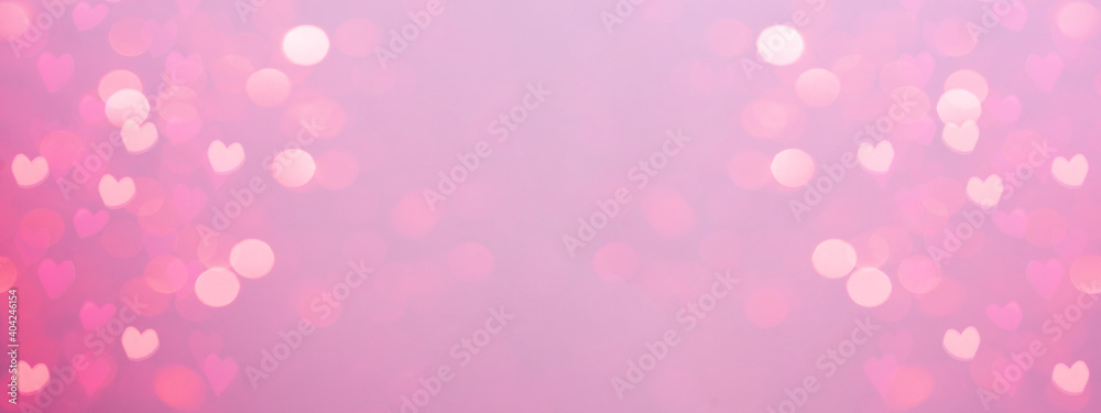 Hearts abstract background in red colors, isolated on pink texture - Happy Valentine's Day - Hearts bokeh / Love pattern Hearts abstract background in red colors, isolated on pink texture - Happy Valentine's Day - Hearts bokeh / Love pattern