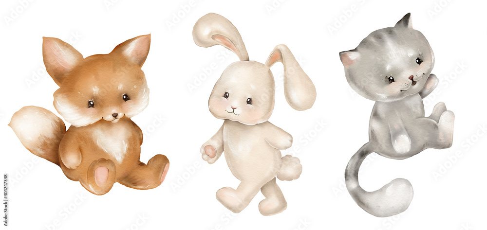 Cute animal figures sale
