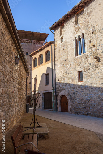 Forat de Mezuza, Besalu. Garrotxa, Girona, Catalonia, Spain photo