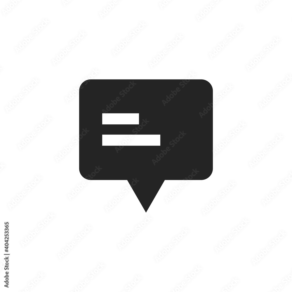 Chat bubble icon. Texting symbol modern, simple, vector, icon for website design, mobile app, ui. Vector Illustration