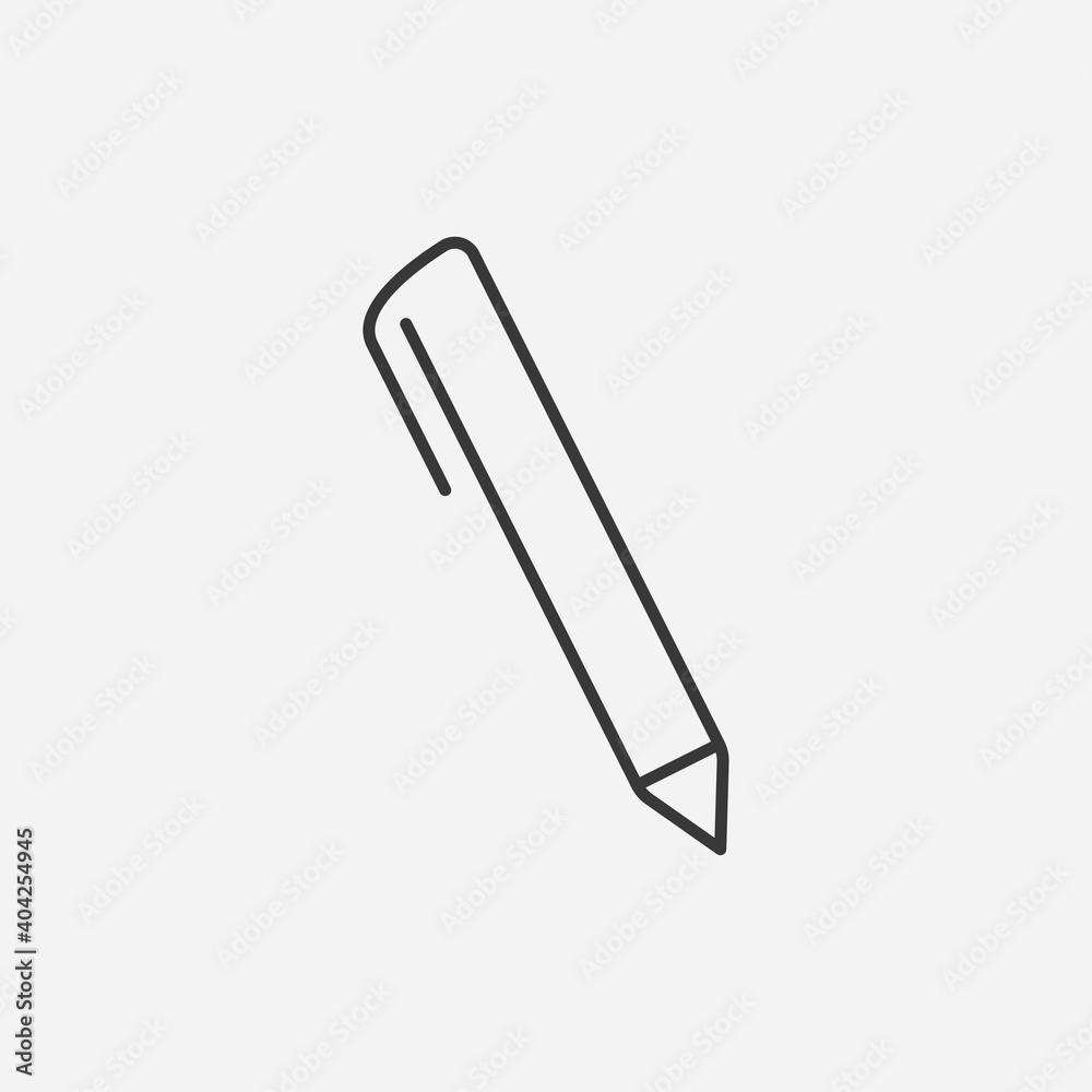 Pen icon isolated on background. Writing symbol modern, simple, vector, icon for website design, mobile app, ui. Vector Illustration Pen icon isolated on background. Writing symbol modern, simple, vector, icon for website design, mobile app, ui. Vector Illustration