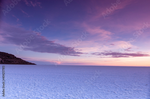 Salar de Uyuni bei Sonnenaufgang