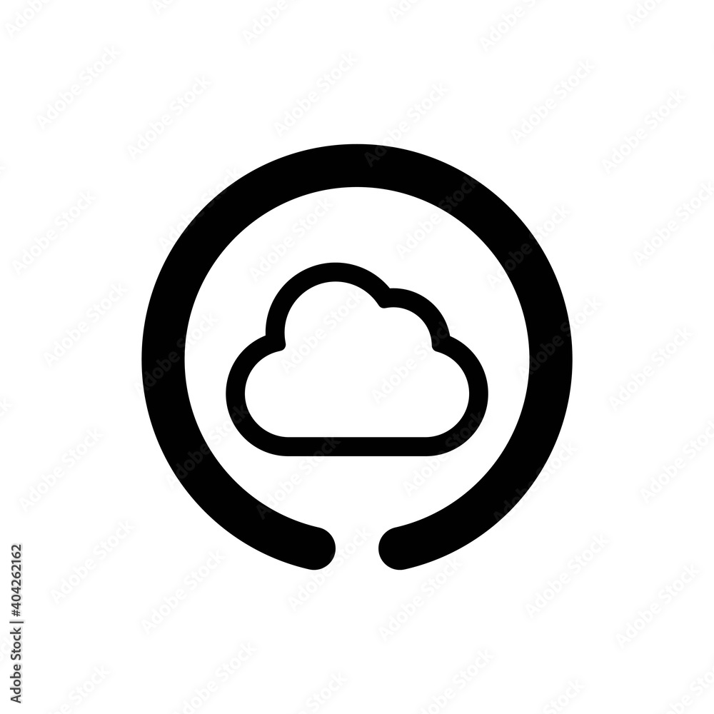 Cloud storage icon Cloud storage icon