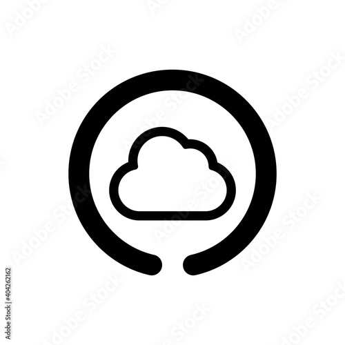 Cloud storage icon