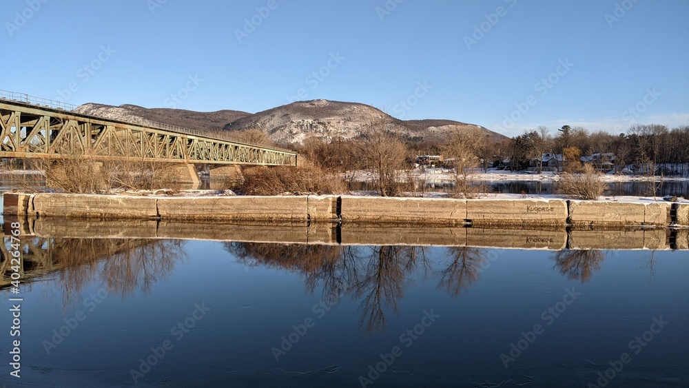 Fototapeta premium reflections in the water