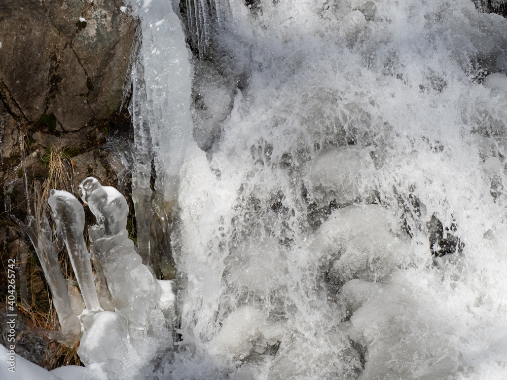 wasserfall im Winter wasserfall im Winter