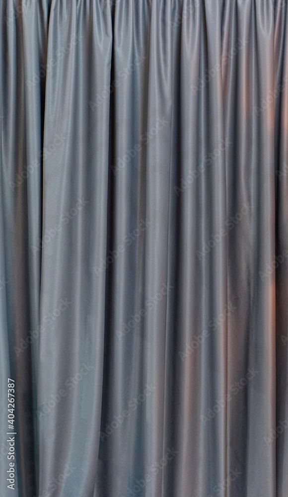Fototapeta premium Grey curtains