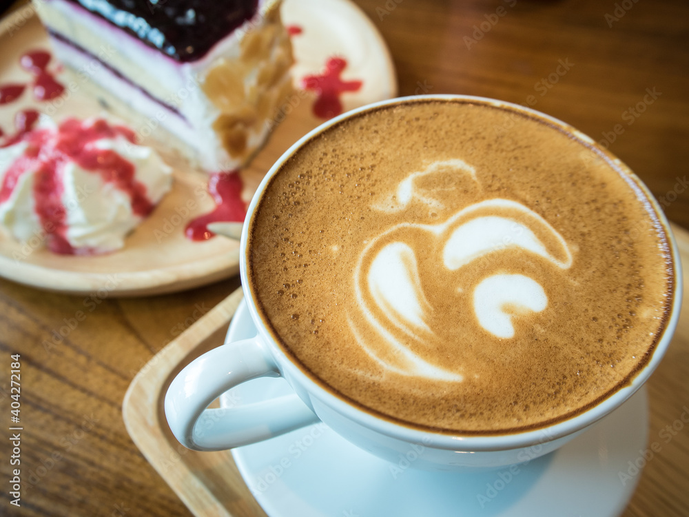 Coffee and cake.