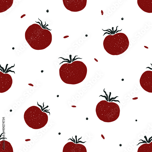 Tomato Vintage Pattern