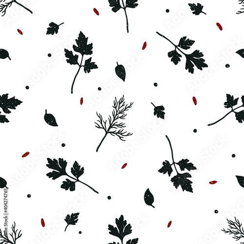 Greens Vintage Pattern