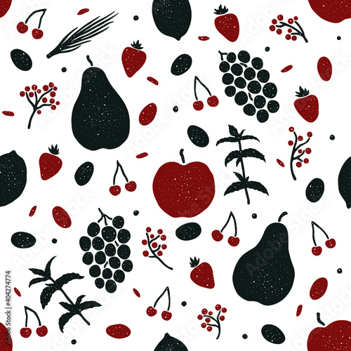 Vegetables & Fruits Pattern