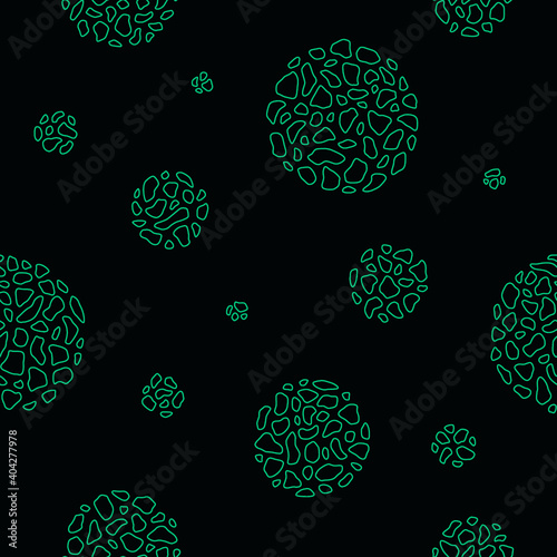 Outline Eco Shapes Pattern