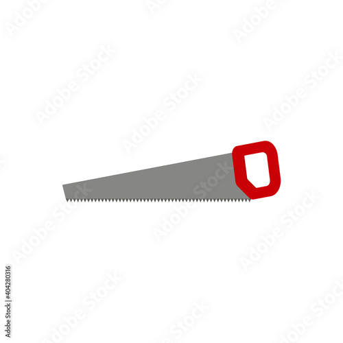 Hand saw icon. Vector illustration. 