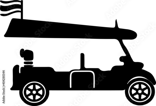tuk tuk icon isolated on white background