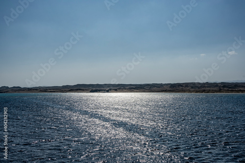 landscape with coastline on the Red Sea