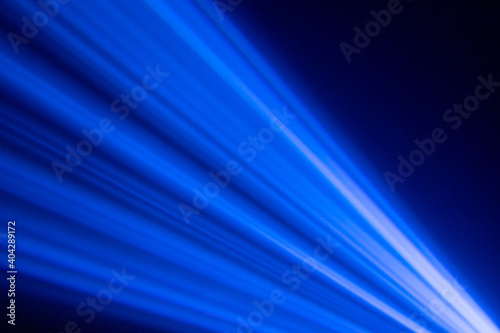 Obraz na plátně blue ray light beam in concert
