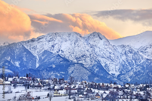 Fototapeta Naklejka Na Ścianę i Meble -  Giewont, Tatry.