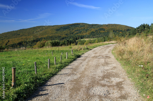 Autumn in Island Beskids near Kudlacze  Poland