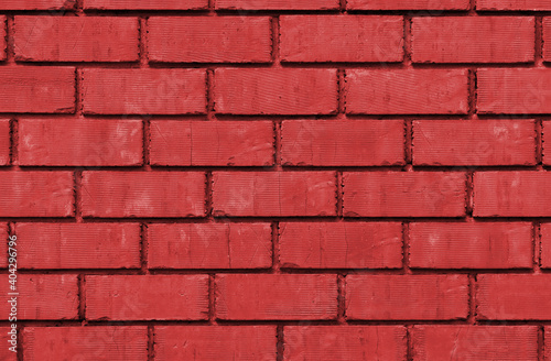 Red Brick wall for background full screen image