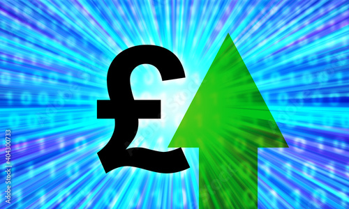 Rise in value of pound ster...