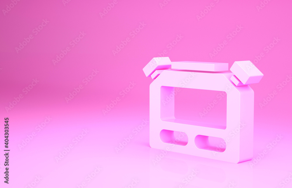 Pink Stopwatch icon isolated on pink background. Time timer sign. Chronometer sign. Minimalism concept. 3d illustration 3D render. Pink Stopwatch icon isolated on pink background. Time timer sign. Chronometer sign. Minimalism concept. 3d illustration 3D render.