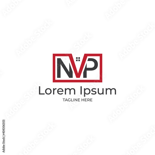 Free Download Letter NVP logo, nvp letter logo vector , realestate logo icon template - GFXLoad