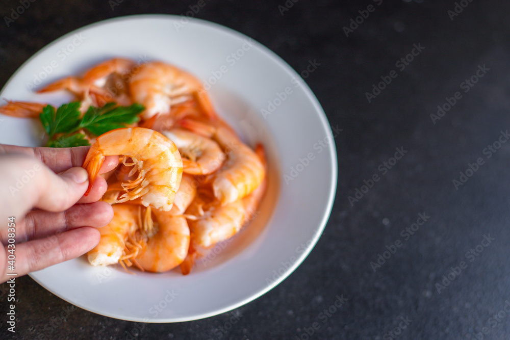 shrimp boiled seafood crustacean prawn ready to eat on the table for healthy meal snack outdoor top view copy space for text food background rustic image keto or paleo diet pescetarian shrimp boiled seafood crustacean prawn ready to eat on the table for healthy meal snack outdoor top view copy space for text food background rustic image keto or paleo diet pescetarian
