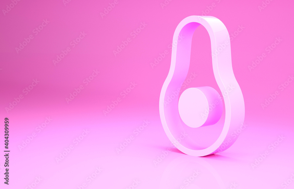 Pink Avocado fruit icon isolated on pink background. Minimalism concept. 3d illustration 3D render. Pink Avocado fruit icon isolated on pink background. Minimalism concept. 3d illustration 3D render.